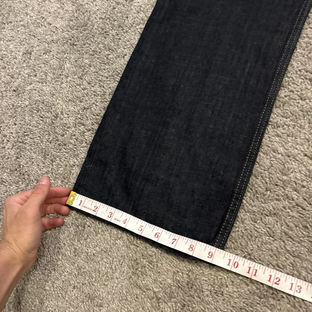 Levis 514 Straight Fit Jeans Mens 40x30 Blue Denim Dark Wash Classic Wide Leg